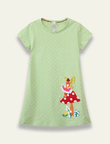 Appliqué Elf Dress - Mini Taylor